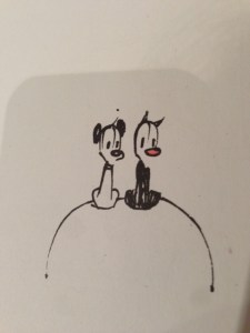 Illustration from the book 'The Gift of Nothing' by Patrick McDonnell