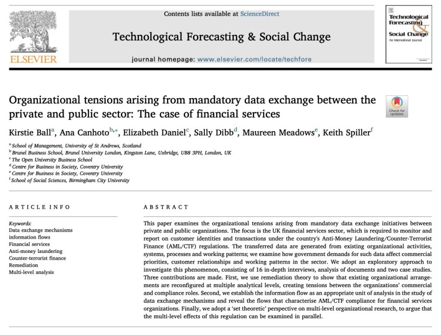Ball et al 2020 TFSC Tensions